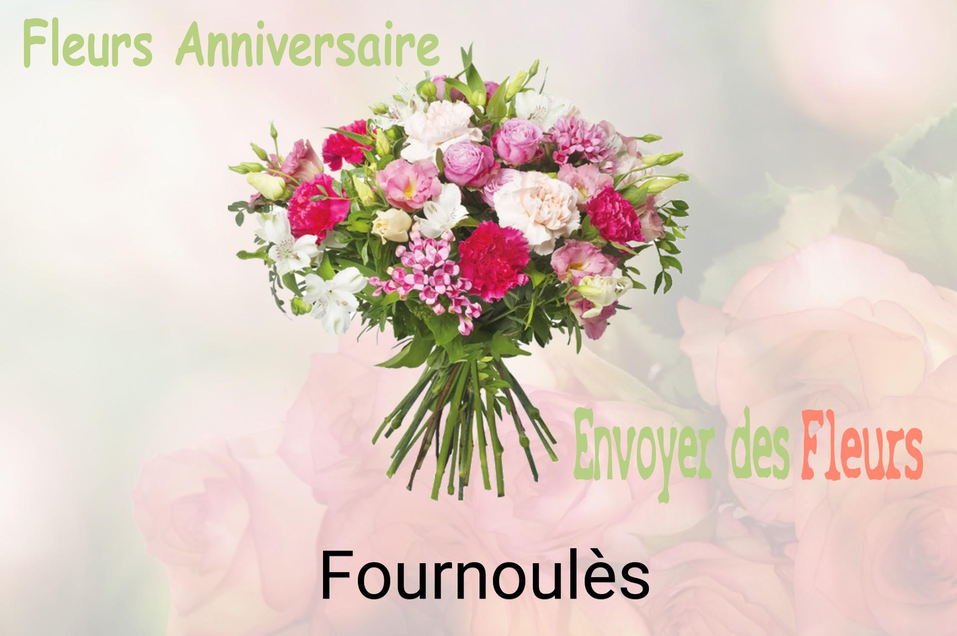 Bouquet de fleurs d’anniversaire livré à Fournoulès