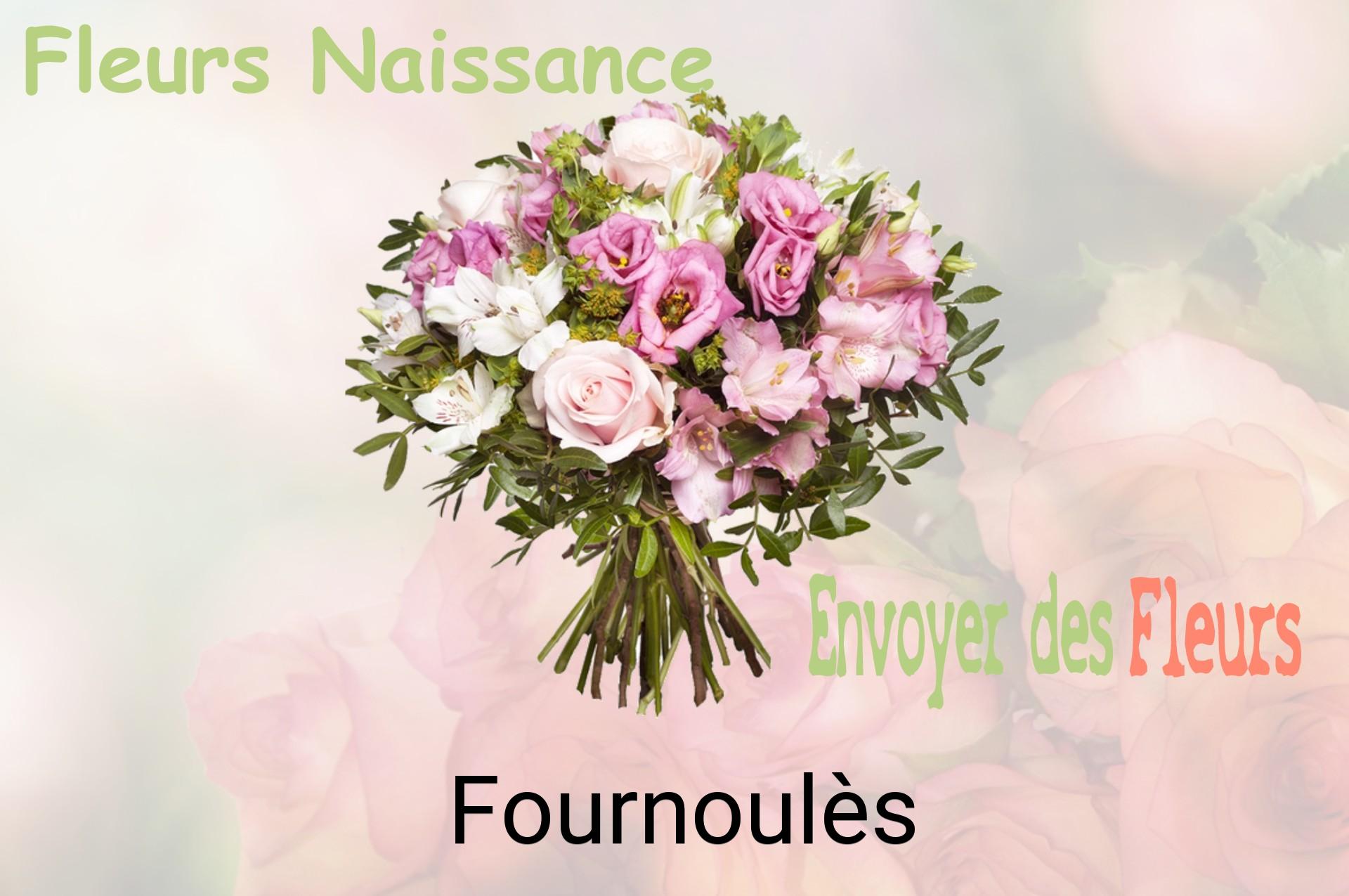 Bouquet de fleurs de naissance livré à Fournoulès